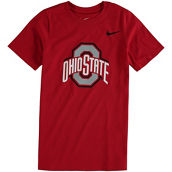 Nike Youth Scarlet Ohio State Buckeyes Cotton Logo T-Shirt