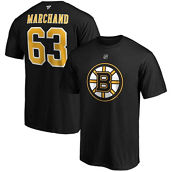 Fanatics Branded Men's Brad Marchand Black Boston Bruins Big & Tall Name & Number T-Shirt