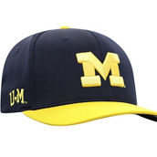 Top of the World Men's Navy/Maize Michigan Wolverines Two-Tone Reflex Hybrid Tech Flex Hat