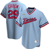 Nike Men's Rod Carew Light Blue Minnesota Twins Road Cooperstown Collection Player Jersey