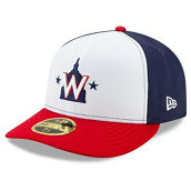 New Era Men's White/Navy Washington Nationals Alternate 2020 Authentic Collection On-Field Low Fitted Hat