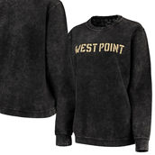 Pressbox Women's Black Army Black Knights Comfy Cord Vintage Wash Basic Arch Pullover Sweatshirt