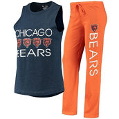 Concepts Sport Women's Orange/Navy Chicago Bears Muscle Tank Top & Pants Sleep Set