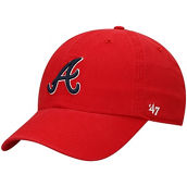 '47 Men's Red Atlanta Braves Clean Up Adjustable Hat