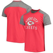 Majestic Threads Men's Threads Red/Gray Kansas City Chiefs Field Goal Slub T-Shirt