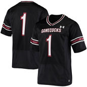 Under Armour Men's #1 Black South Carolina Gamecocks Logo Replica Football Jersey