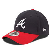 New Era Men's Navy/Red Atlanta Braves MLB Team Classic Home 39THIRTY Flex Hat
