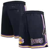 Pro Standard Men's Black Los Angeles Lakers Chenille Shorts