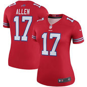 Nike Women's Josh Allen Red Buffalo Bills Color Rush Legend Player Jersey