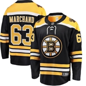 Fanatics Branded Men's Brad Marchand Black Boston Bruins Breakaway Player Jersey