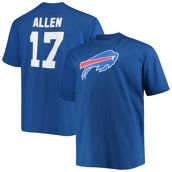 Fanatics Branded Men's Josh Allen Royal Buffalo Bills Big & Tall Player Name & Number T-Shirt