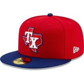 New Era Men's Red/Royal Texas Rangers 2020 Alternate 3 Authentic Collection On Field 59FIFTY Fitted Hat