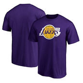 Fanatics Branded Men's Purple Los Angeles Lakers Primary Team Logo T-Shirt