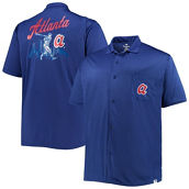 Profile Men's Royal Atlanta Braves Big & Tall Button-Up Shirt