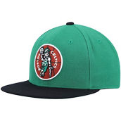 Mitchell & Ness Men's Kelly Green/Black Boston Celtics Hardwood Classics Team Two-Tone 2.0 Snapback Hat