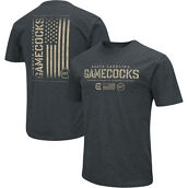 Colosseum Men's Heathered Black South Carolina Gamecocks OHT Military Appreciation Flag 2.0 T-Shirt