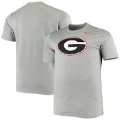 Nike Men's Heathered Charcoal Georgia Bulldogs Big & Tall Legend Primary Logo Performance T-Shirt