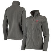 Columbia Women's Charcoal Ohio State Buckeyes Give & Go II Fleece Full-Zip Jacket