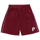 Profile Men's Burgundy Philadelphia Phillies Big & Tall Mesh Shorts