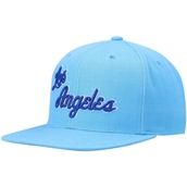 Mitchell & Ness Men's Powder Blue Los Angeles Lakers Hardwood Classics Team Ground 2.0 Snapback Hat