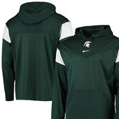 Nike Men's Green Michigan State Spartans Sideline Jersey Pullover Hoodie