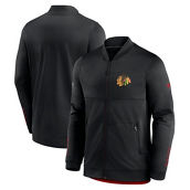 Fanatics Branded Men's Black Chicago Blackhawks Locker Room Full-Zip Jacket