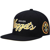 Mitchell & Ness Men's Black Denver Nuggets HC Script 2.0 Snapback Hat