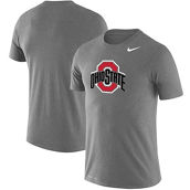 Nike Men's Heathered Charcoal Ohio State Buckeyes Big & Tall Legend Primary Logo Performance T-Shirt