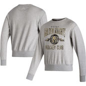 adidas Men's Heathered Gray Vegas Golden Knights Vintage Pullover Sweatshirt