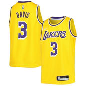 Nike Youth Anthony Davis Gold Los Angeles Lakers 2021/22 Diamond Swingman Jersey - Icon Edition