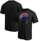 Fanatics Men's Fanatics Black Chicago Cubs Team Midnight Mascot T-Shirt