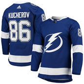 adidas Men's Nikita Kucherov Blue Tampa Bay Lightning Home Primegreen Authentic Pro Player Jersey