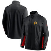 Fanatics Branded Men's Black Chicago Blackhawks Authentic Pro Locker Room Rinkside Full-Zip Jacket