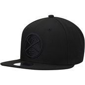 New Era Men's Denver Nuggets Black On Black 9FIFTY Snapback Hat