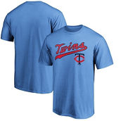 Fanatics Branded Men's Light Blue Minnesota Twins Cooperstown Collection Team Wahconah T-Shirt