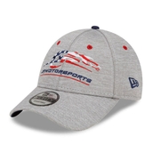 New Era Men's Gray JR Motorsports Snapback Adjustable Hat