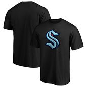 Fanatics Men's Fanatics Black Seattle Kraken Primary Logo Big & Tall T-Shirt
