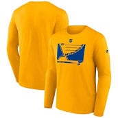 Fanatics Branded Men's Gold St. Louis Blues Authentic Pro Core Collection Secondary Long Sleeve T-Shirt