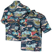 Reyn Spooner Men's Navy Atlanta Braves Scenic Button-Up Shirt