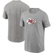 Nike Men's Heathered Gray Kansas City Chiefs Primary Logo T-Shirt