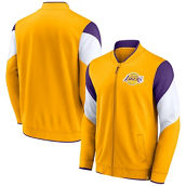 Fanatics Branded Men's Gold/Purple Los Angeles Lakers League Best Performance Full-Zip Top
