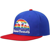 Mitchell & Ness Men's Royal/Red Denver Nuggets Hardwood Classics Team Two-Tone 2.0 Snapback Hat