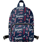 FOCO Youth Navy Atlanta Braves Repeat Brooklyn Mini Backpack
