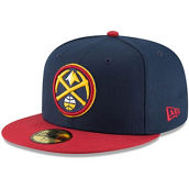 New Era Men's Navy/Red Denver Nuggets 2-Tone 59FIFTY Fitted Hat