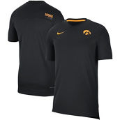 Nike Men's Black Iowa Hawkeyes 2022 Coaches UV Performance T-Shirt