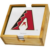 The Memory Company Arizona Diamondbacks Team Logo Four-Pack Square Coaster Set