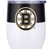 Logo Brands Boston Bruins 16oz. Colorblock Stainless Steel Curved Tumbler