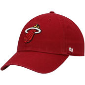 '47 Men's Red Miami Heat Team Clean Up Adjustable Hat