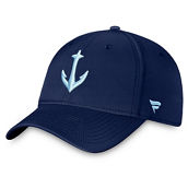 Fanatics Branded Men's Deep Sea Blue Seattle Kraken Secondary Logo Flex Hat