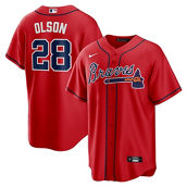 Nike Men's Matt Olson Red Atlanta Braves Alternate Replica Player Jersey